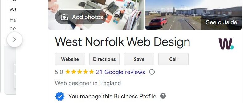 Google Business Profile - Buttons & Calls to action