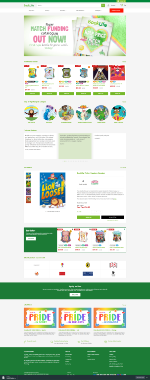 BookLife Website Project Preview