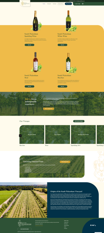 South Pickenham Website Project Preview